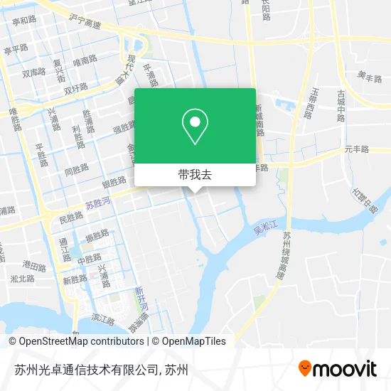 苏州光卓通信技术有限公司地图