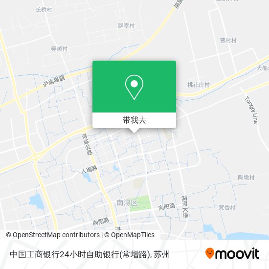 中国工商银行24小时自助银行(常增路)地图