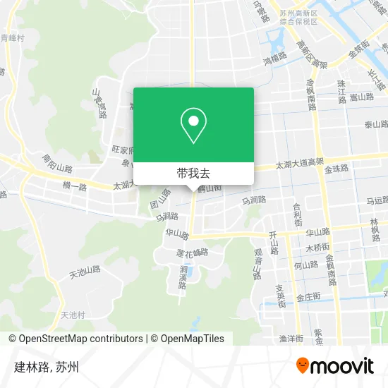 建林路地图