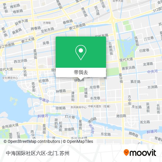 中海国际社区六区-北门地图