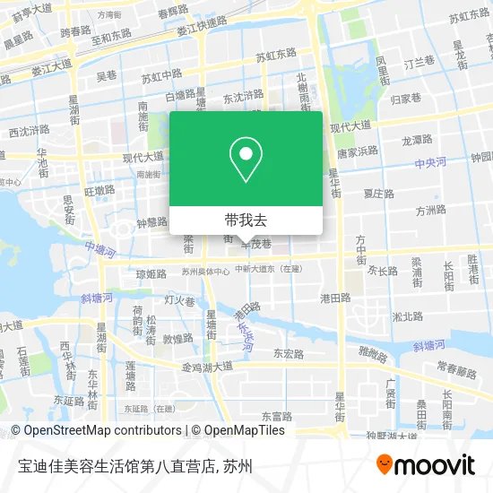 宝迪佳美容生活馆第八直营店地图