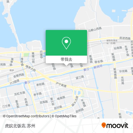 虎皖北饭店地图