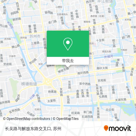 长吴路与解放东路交叉口地图