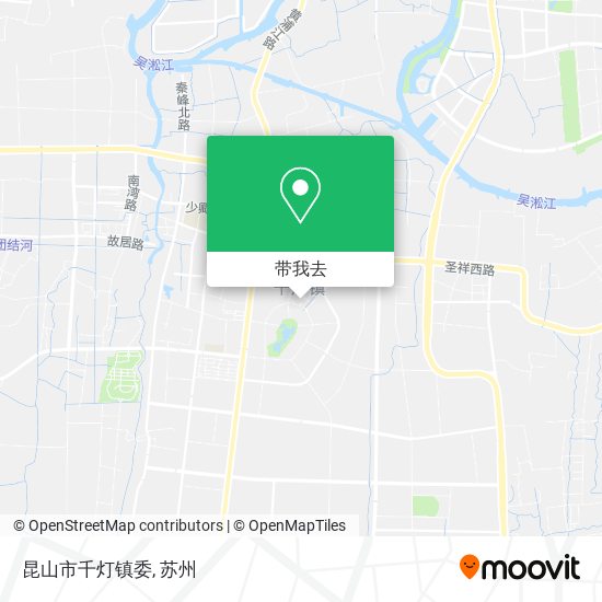 昆山市千灯镇委地图