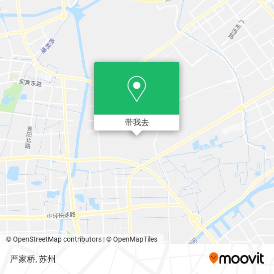 严家桥地图