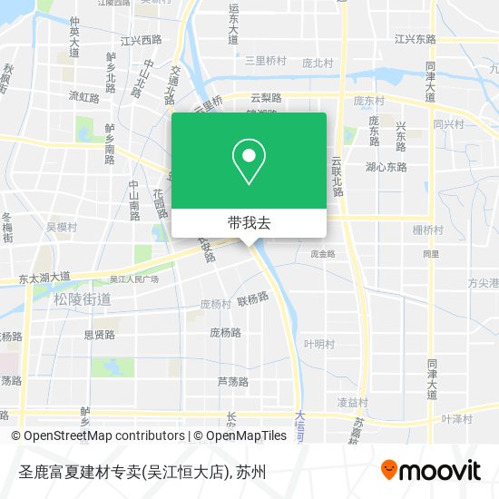 圣鹿富夏建材专卖(吴江恒大店)地图