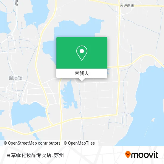 百草缘化妆品专卖店地图