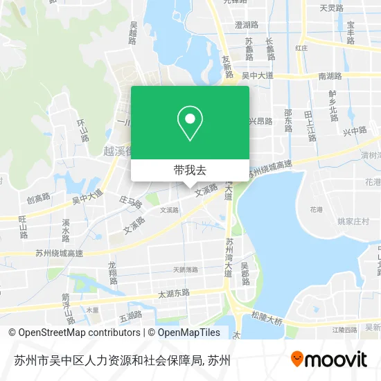 苏州市吴中区人力资源和社会保障局地图