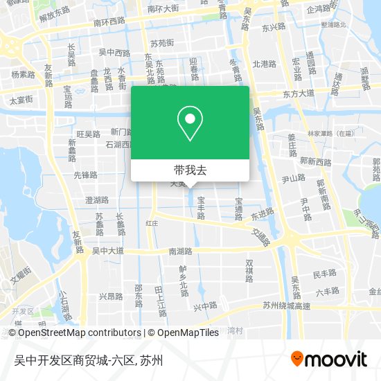 吴中开发区商贸城-六区地图