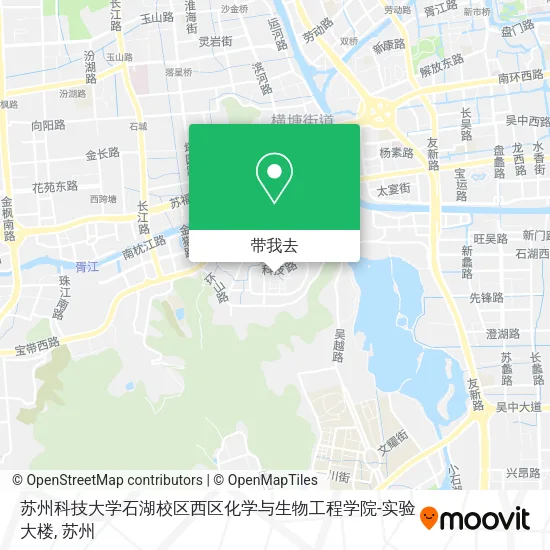 苏州科技大学石湖校区西区化学与生物工程学院-实验大楼地图