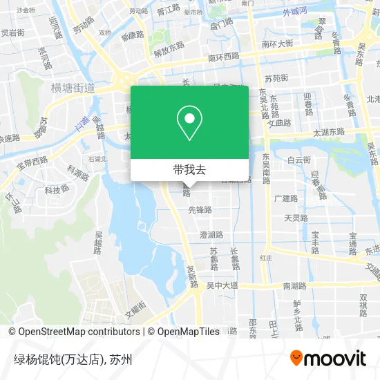 绿杨馄饨(万达店)地图