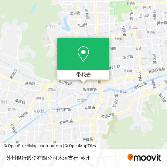 苏州银行股份有限公司木渎支行地图