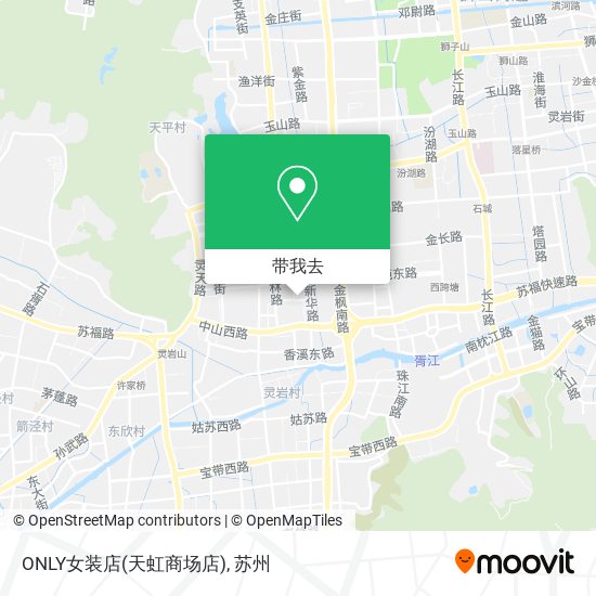 ONLY女装店(天虹商场店)地图