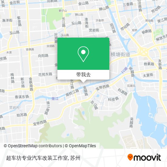 超车坊专业汽车改装工作室地图