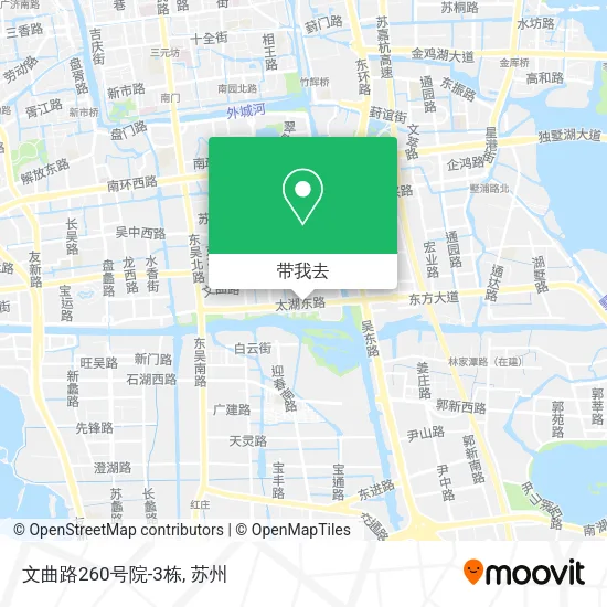 文曲路260号院-3栋地图