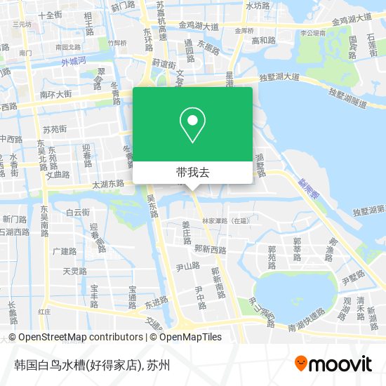 韩国白鸟水槽(好得家店)地图