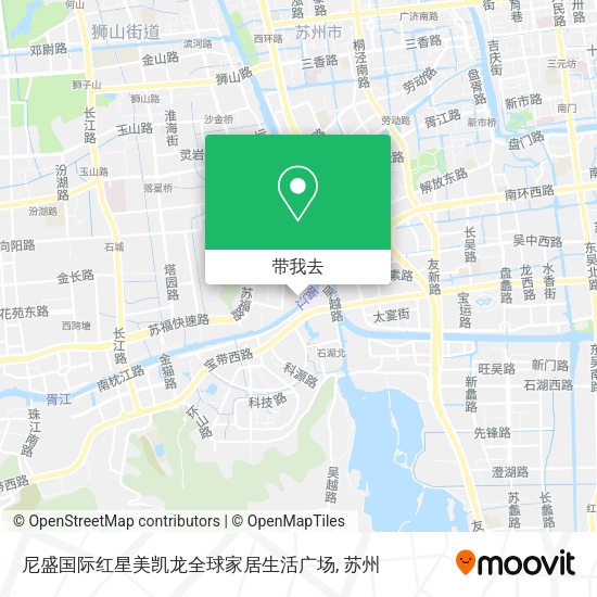 尼盛国际红星美凯龙全球家居生活广场地图