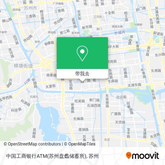 中国工商银行ATM(苏州盘蠡储蓄所)地图