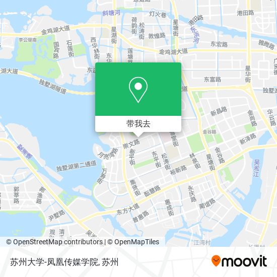 苏州大学-凤凰传媒学院地图