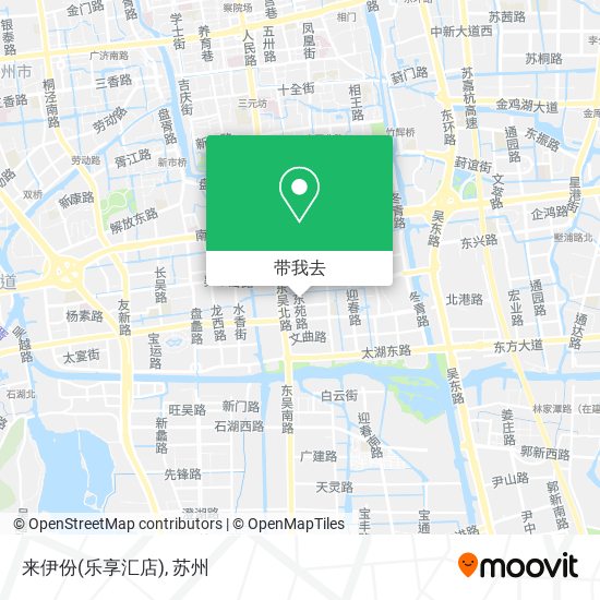 来伊份(乐享汇店)地图