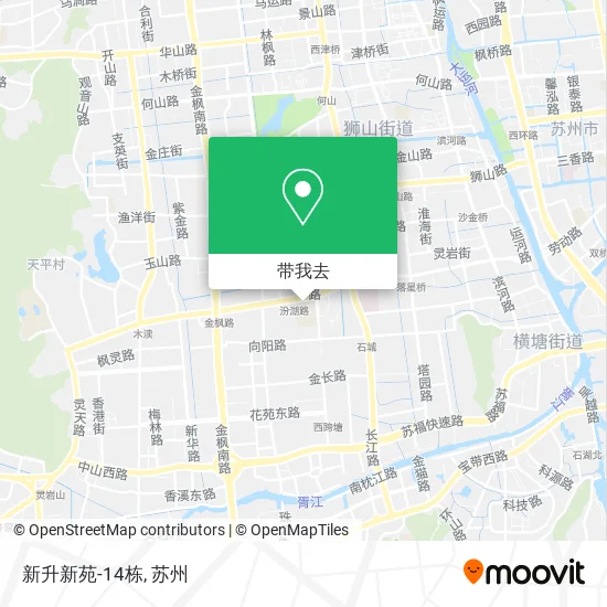新升新苑-14栋地图