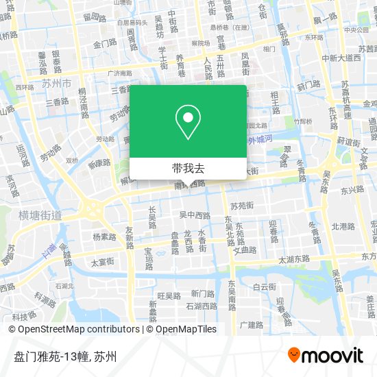 盘门雅苑-13幢地图