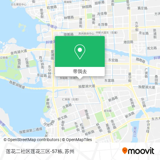 莲花二社区莲花三区-57栋地图