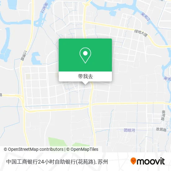 中国工商银行24小时自助银行(花苑路)地图