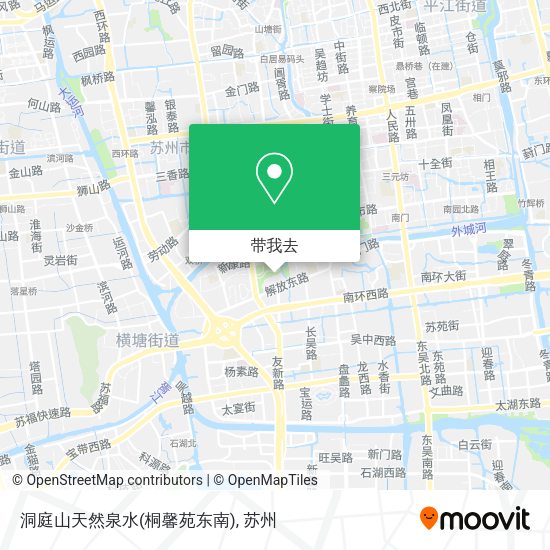 洞庭山天然泉水(桐馨苑东南)地图