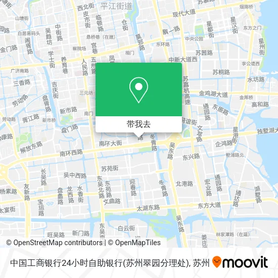中国工商银行24小时自助银行(苏州翠园分理处)地图