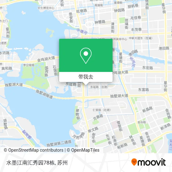 水墨江南汇秀园78栋地图