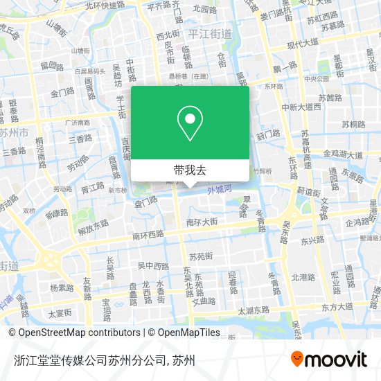 浙江堂堂传媒公司苏州分公司地图