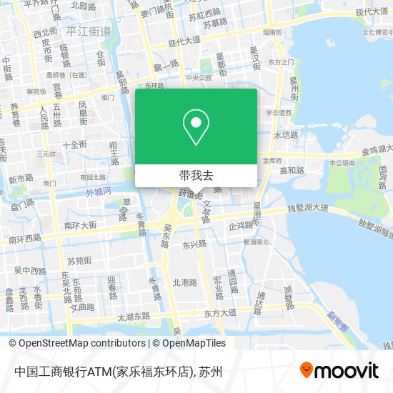 中国工商银行ATM(家乐福东环店)地图
