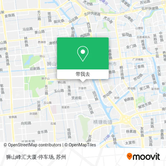 狮山峰汇大厦-停车场地图