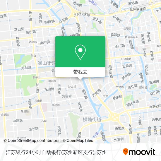 江苏银行24小时自助银行(苏州新区支行)地图