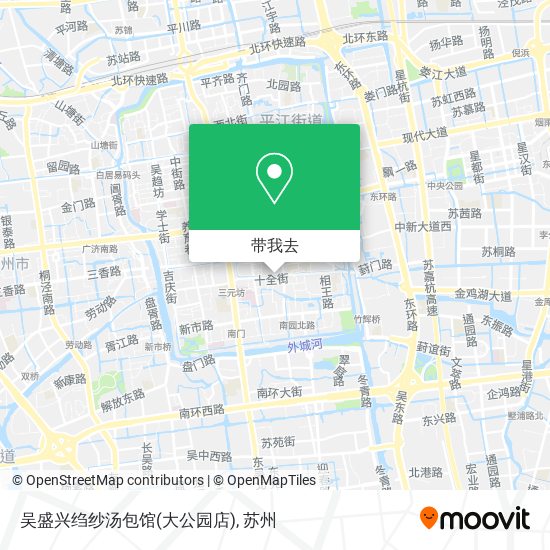 吴盛兴绉纱汤包馆(大公园店)地图