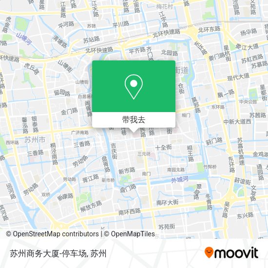 苏州商务大厦-停车场地图