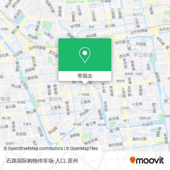 石路国际购物停车场-入口地图