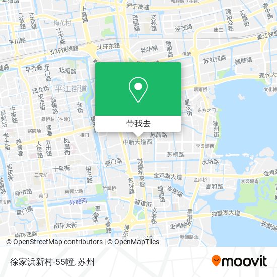 徐家浜新村-55幢地图