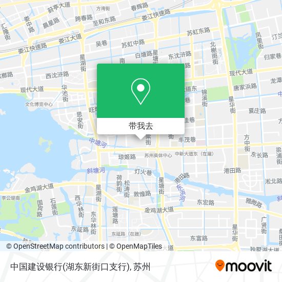 中国建设银行(湖东新街口支行)地图