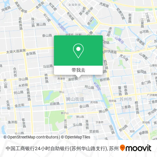 中国工商银行24小时自助银行(苏州华山路支行)地图