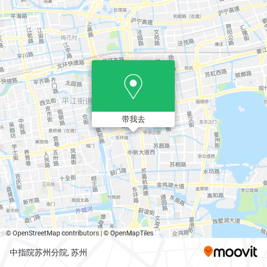 中指院苏州分院地图