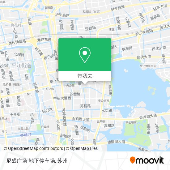 尼盛广场-地下停车场地图