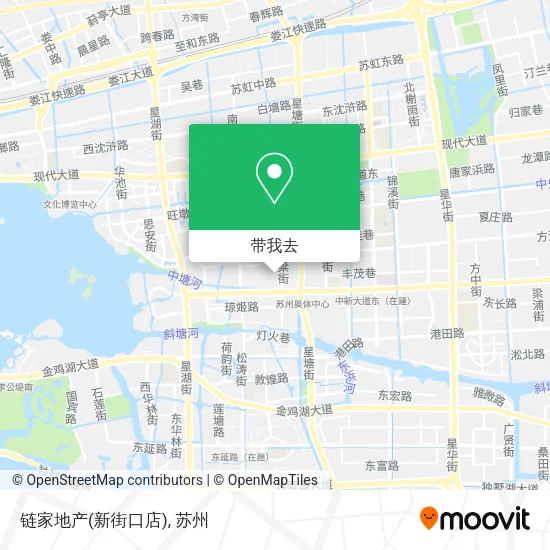 链家地产(新街口店)地图