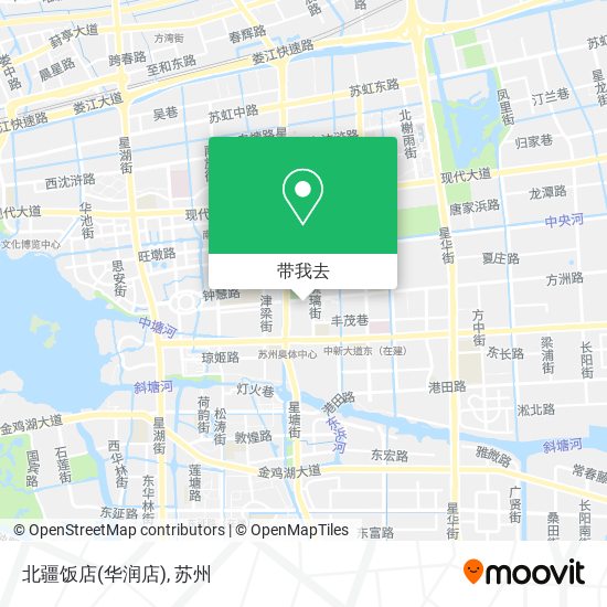 北疆饭店(华润店)地图