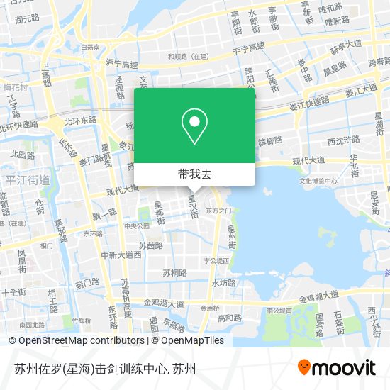 苏州佐罗(星海)击剑训练中心地图