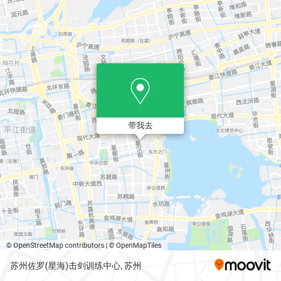 苏州佐罗(星海)击剑训练中心地图