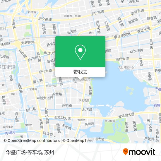 华盛广场-停车场地图