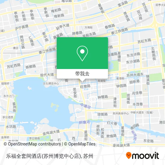 乐福全套间酒店(苏州博览中心店)地图