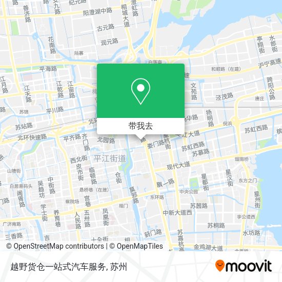 越野货仓一站式汽车服务地图